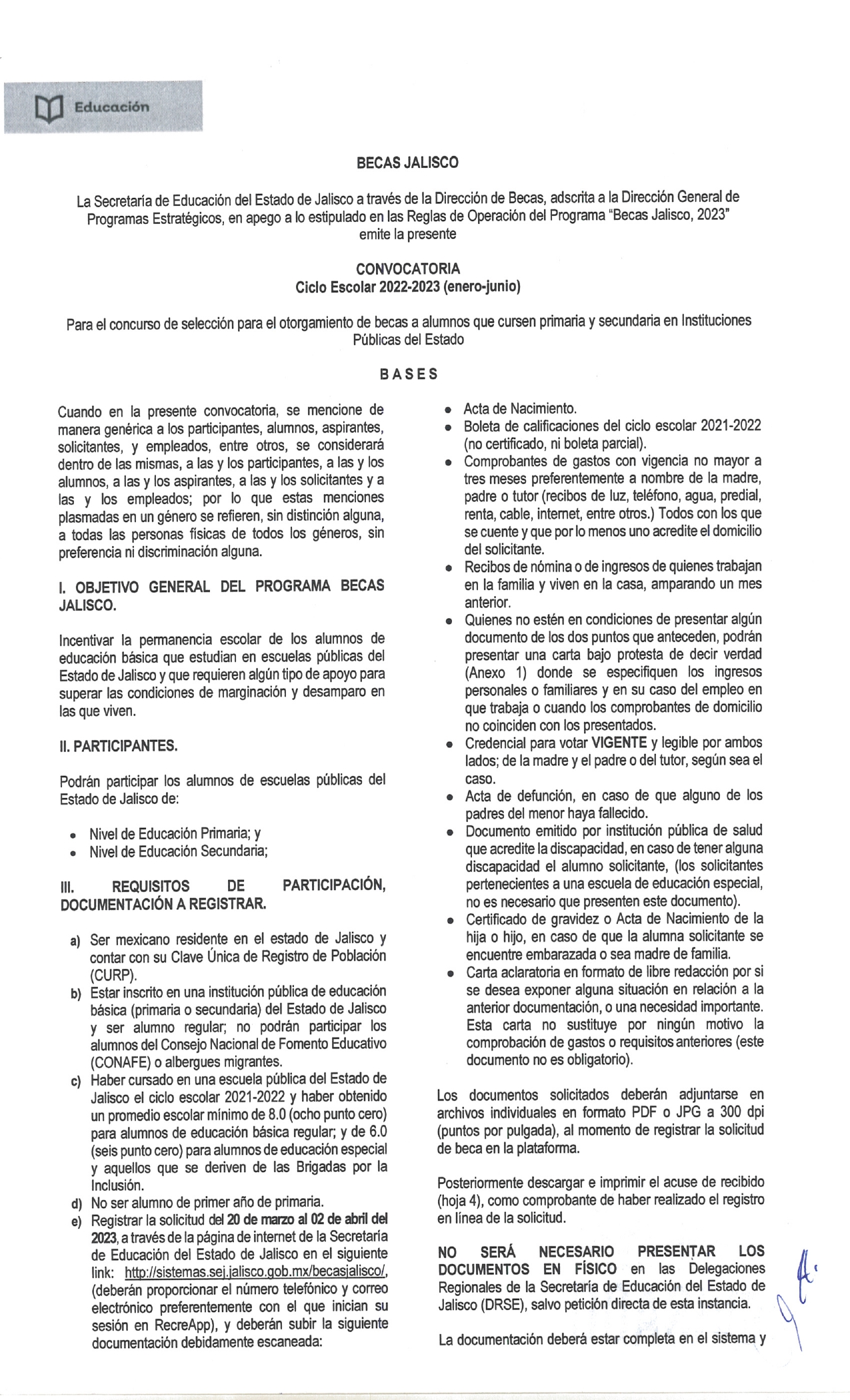 Convocatoria Becas Jalisco 2023 ene-jun con anexo 1_page-0001
